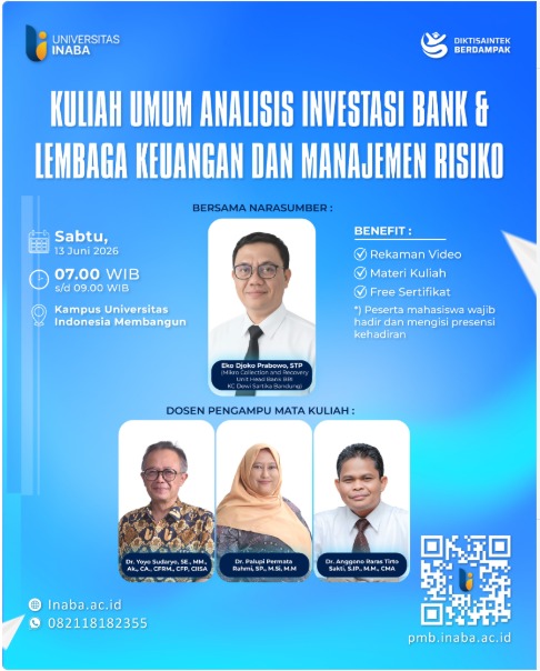 KULIAH UMUM ANALISIS INVESTASI BANK DAN LEMBAGA KEUANGAN